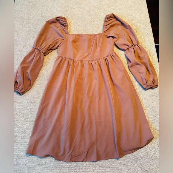 Exlura Square Neck Babydoll dress size Medium - Picture 2 of 10